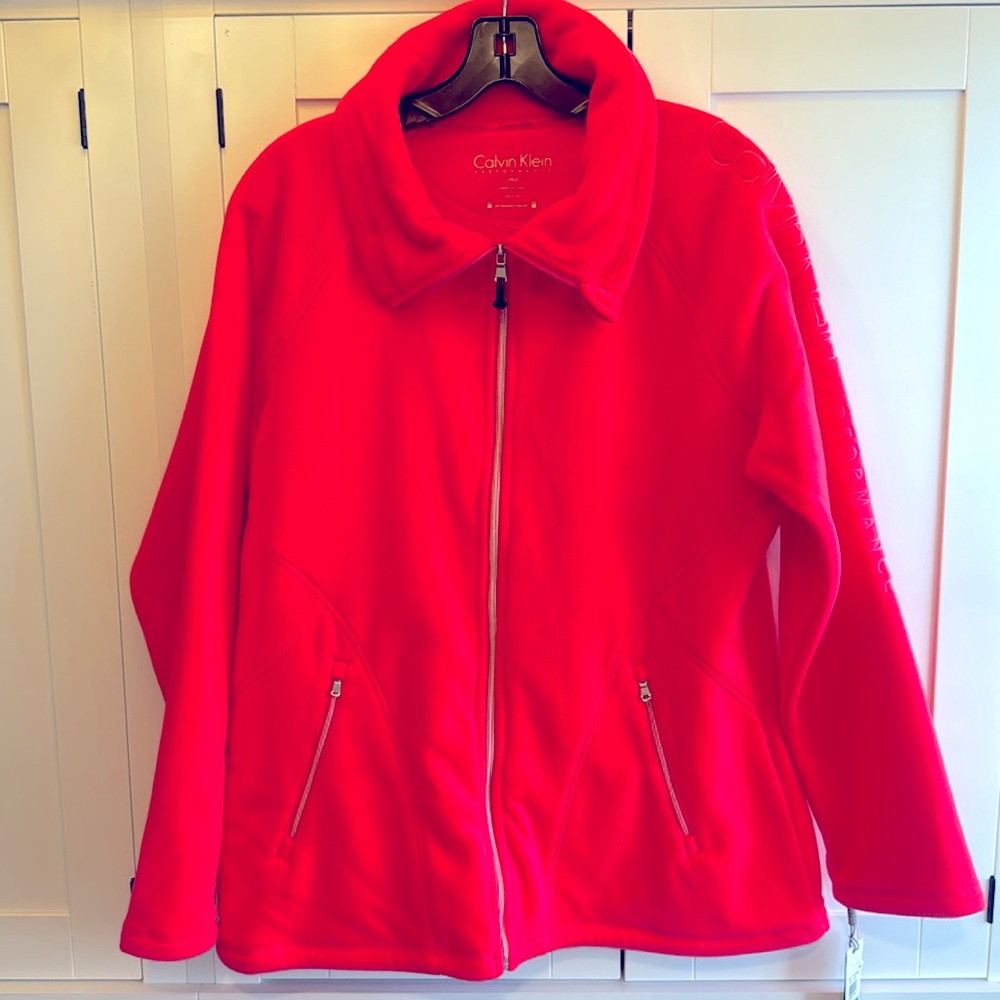 CALVIN KLINE performance fleece zip up jacket